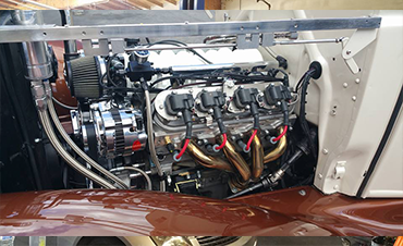 classic car engine mint